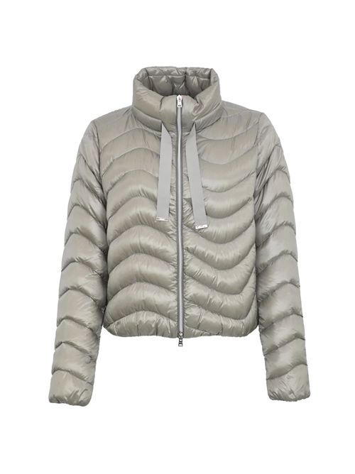 Piumino corto Resort in nylon ultralight Grigio chiaro Herno | PI00146DR 12017Z9406